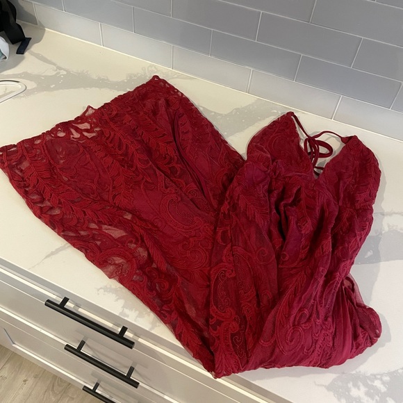 Red Maxi Dress - Picture 3 of 3